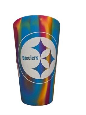 Pittsburgh Steelers Nfl Silicone Pint Glass